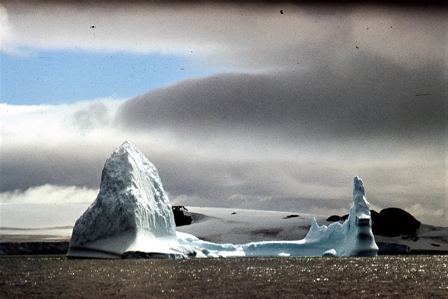 Icebergi w Cieśninie Nelsona / fot. Ryszard Mokrzycki (1981-02-04)